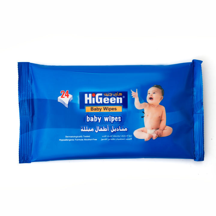 هاي جين مناديل المبللة للأطفال